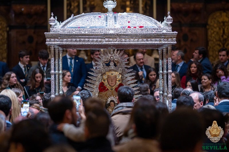 Imagen de archivo de la Virgen del Rocío del Salvador