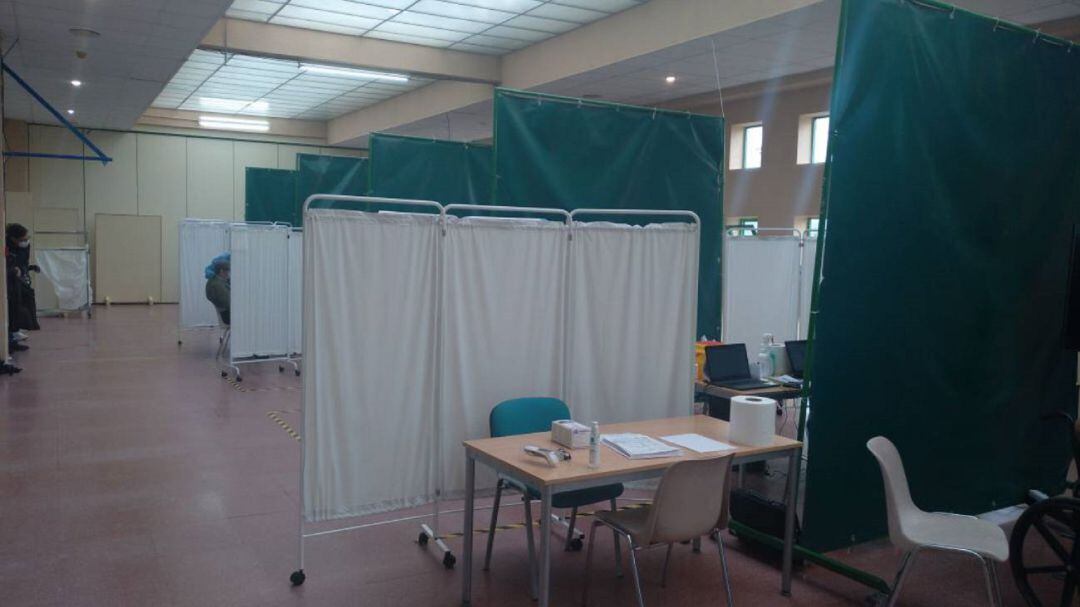 Vacunación en el Pedro Delgado