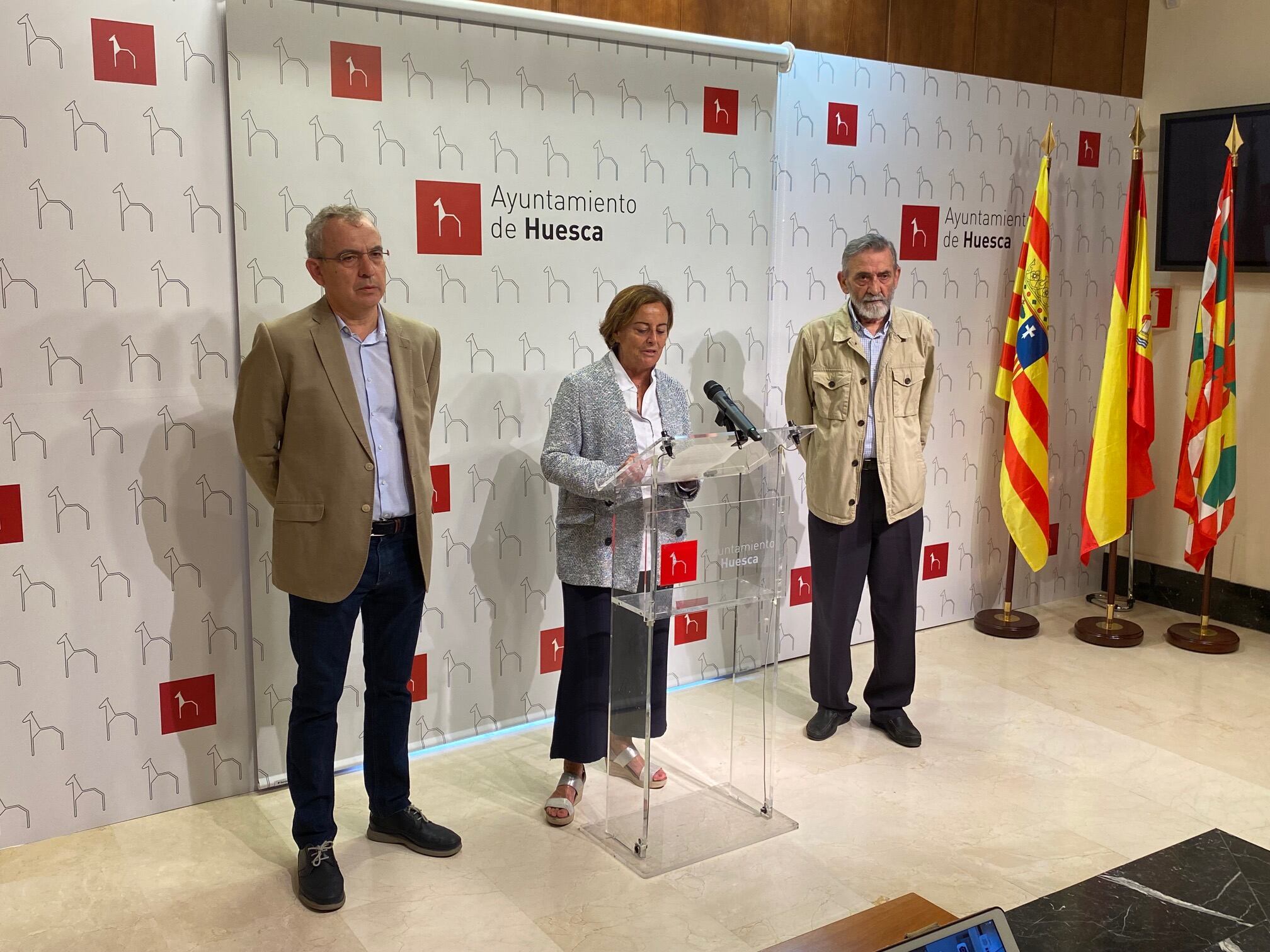 Presentación del acto que va a tener lugar este miércoles en Huesca