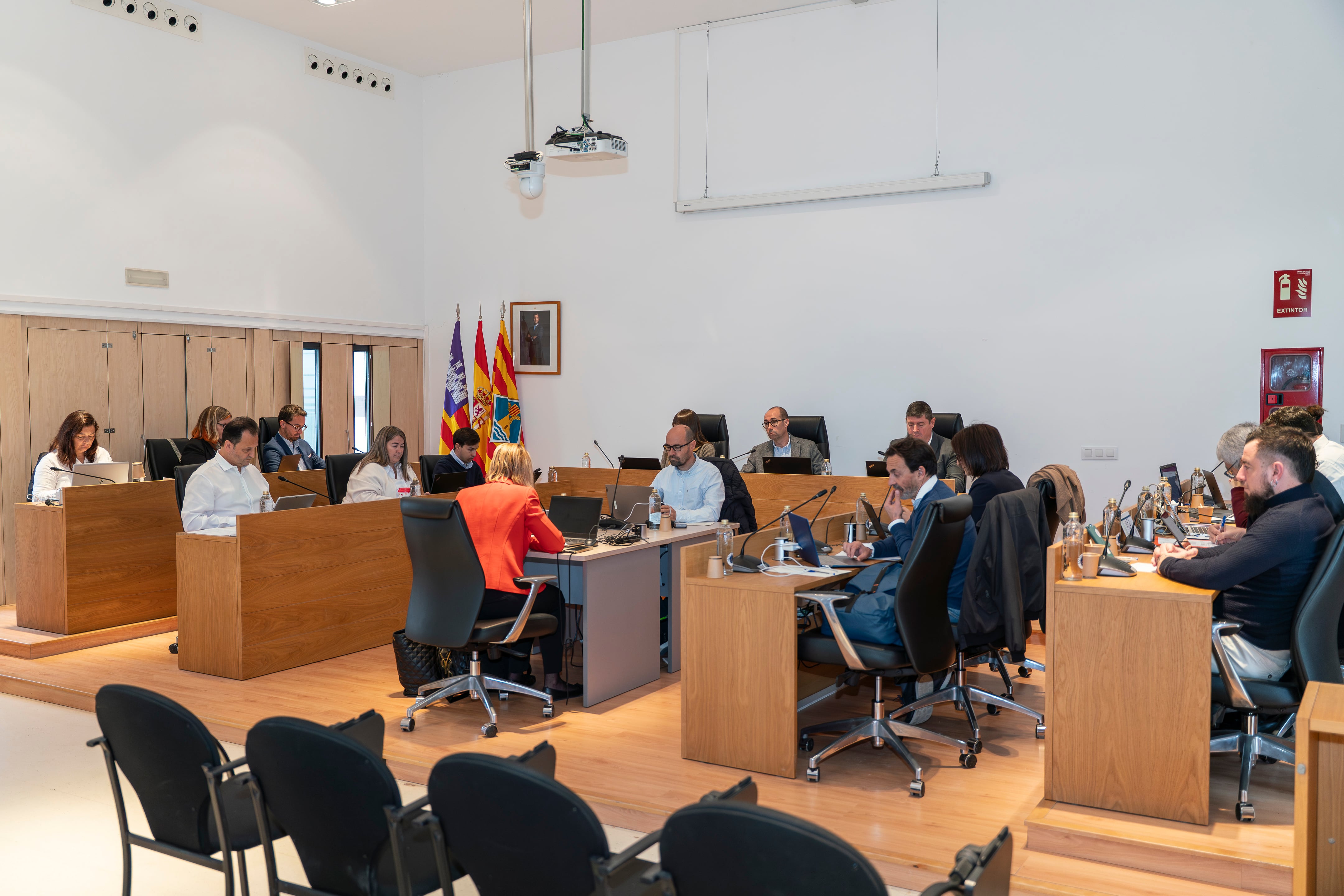 Imagen de un pleno del Consell de Formentera