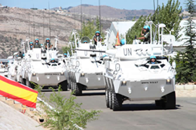 El contingente español en Líbano celebró en la base &#039;Miguel de Cervantes&#039;, en Marjayún, el Día de la Fiesta Nacional.