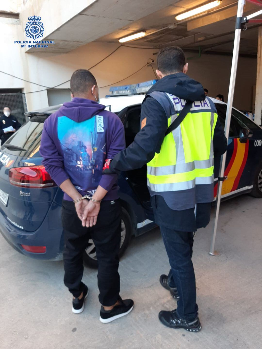 Momento de la detención