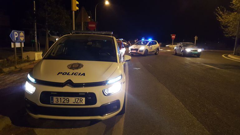 Coches de la Policía Local de Sant Antoni