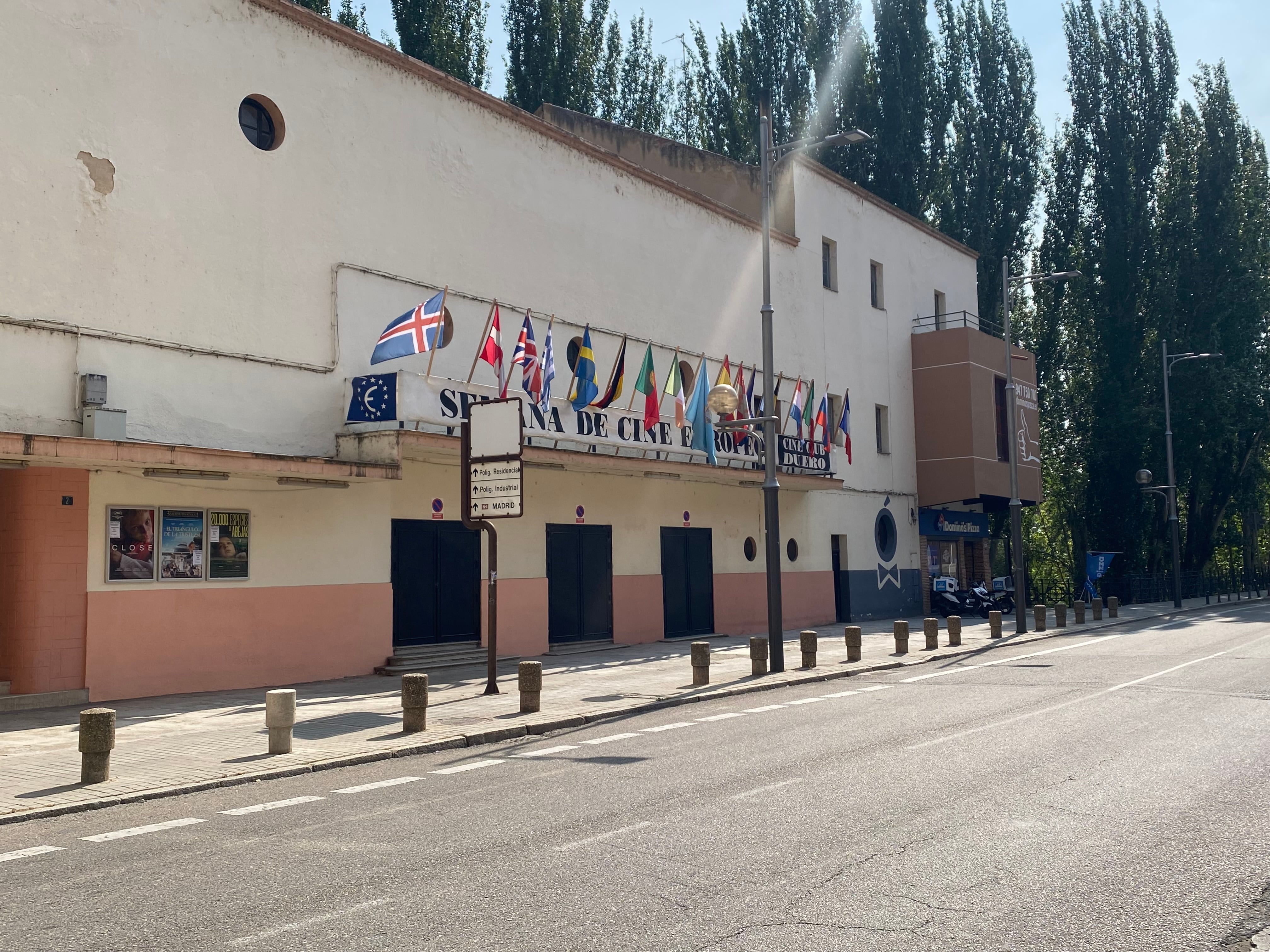 Antiguo Cine de Aranda, hogar del Cine Club Duero, que actualmente es de los pocos colectivos que apuesta por el cine