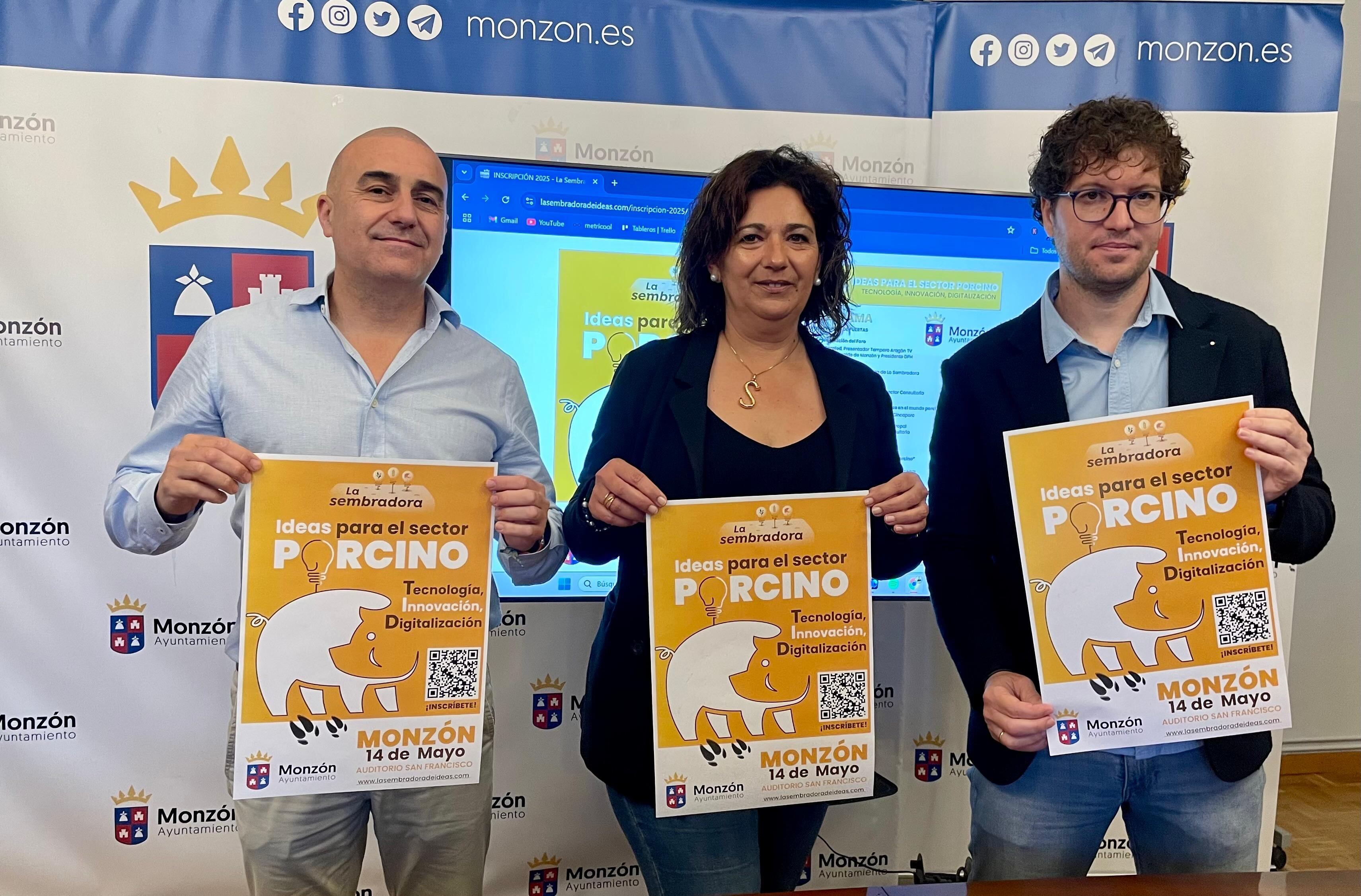 Presentación de la iniciativa Sembradora de Ideas. Foto: Ayto. de Monzón