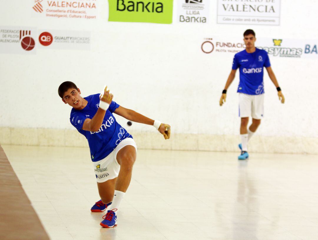 El jugador Javi López, de l'equip d'Oliva