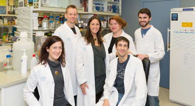 El grupo investigador liderado por Laura Soucek