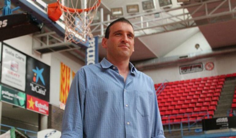 El vitoriano Ibón Navarro es el entrenador del Club Baloncesto Manresa.