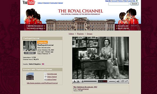 The Royal Channel en Youtube