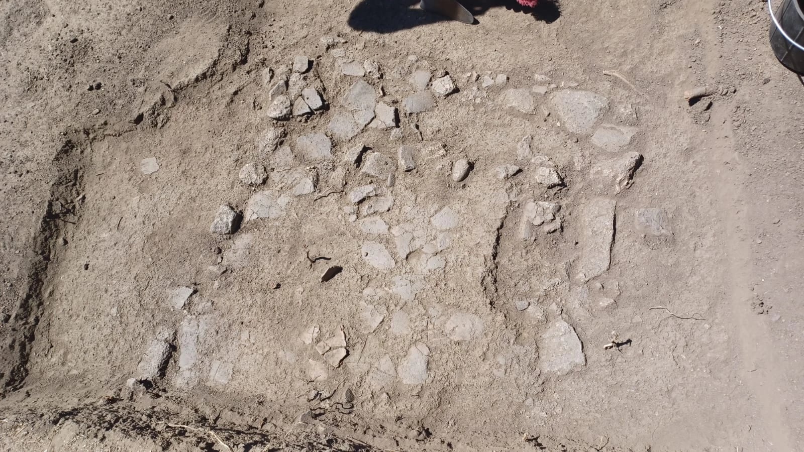 Excavaciones del yacimiento Las Paredejas en Medinilla (Ávila)./Gesmed