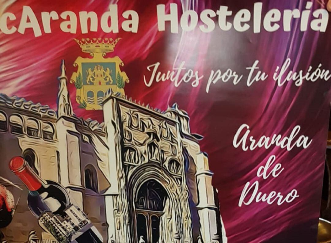 Cartel que promociona este rasca