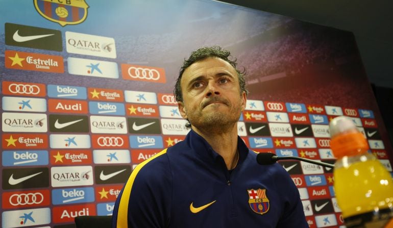 El entrenador del Barcelona Luis Enrique Martínez.