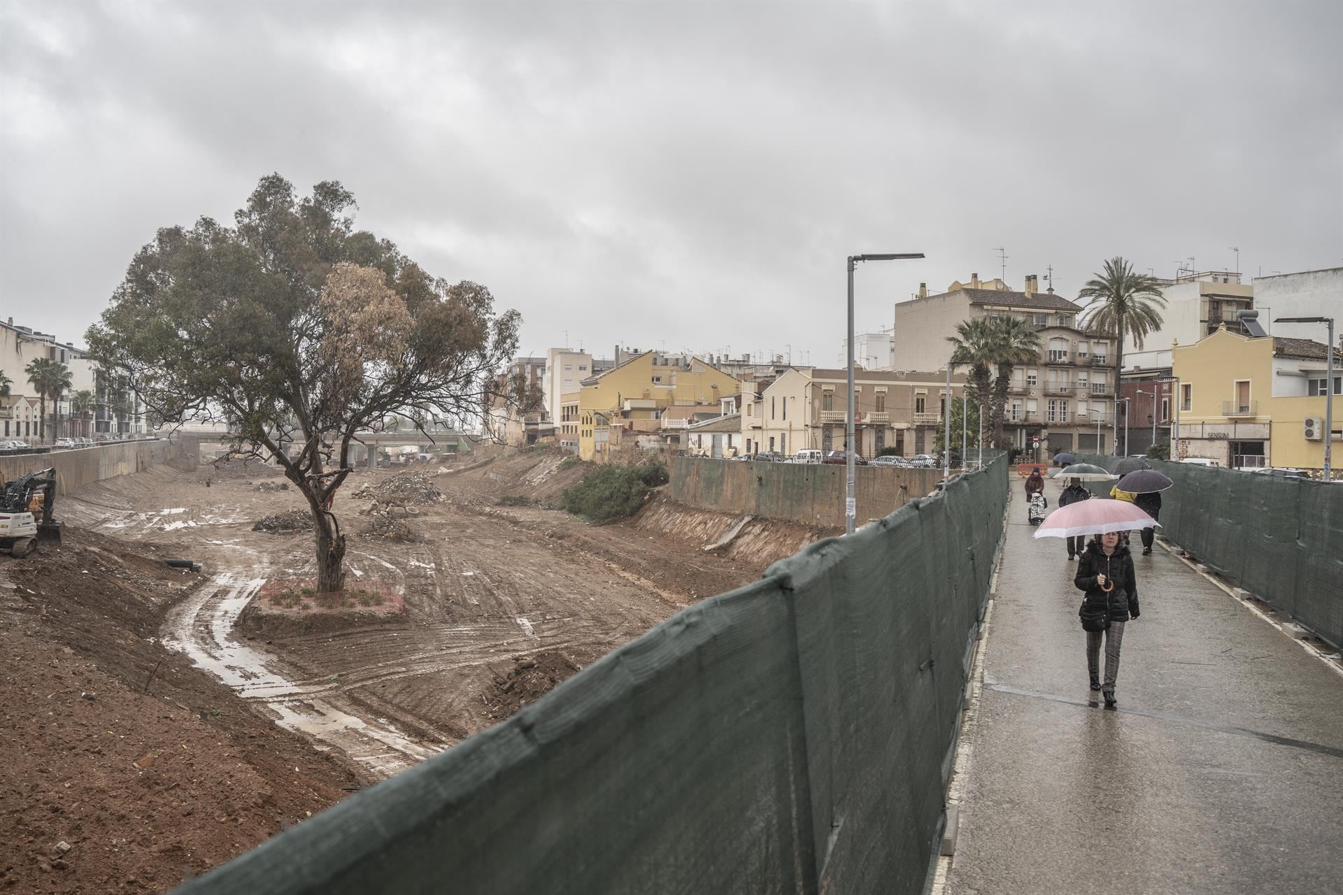 Lluvias en la Zona del barranco de Paiporta, a 3 de marzo de 2025, en Paiporta, Valencia- Jorge Gil - Europa Press