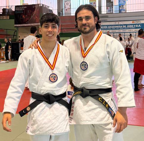 Carlos Martín y Álvaro Antoñanzas del Club Judo Huesca