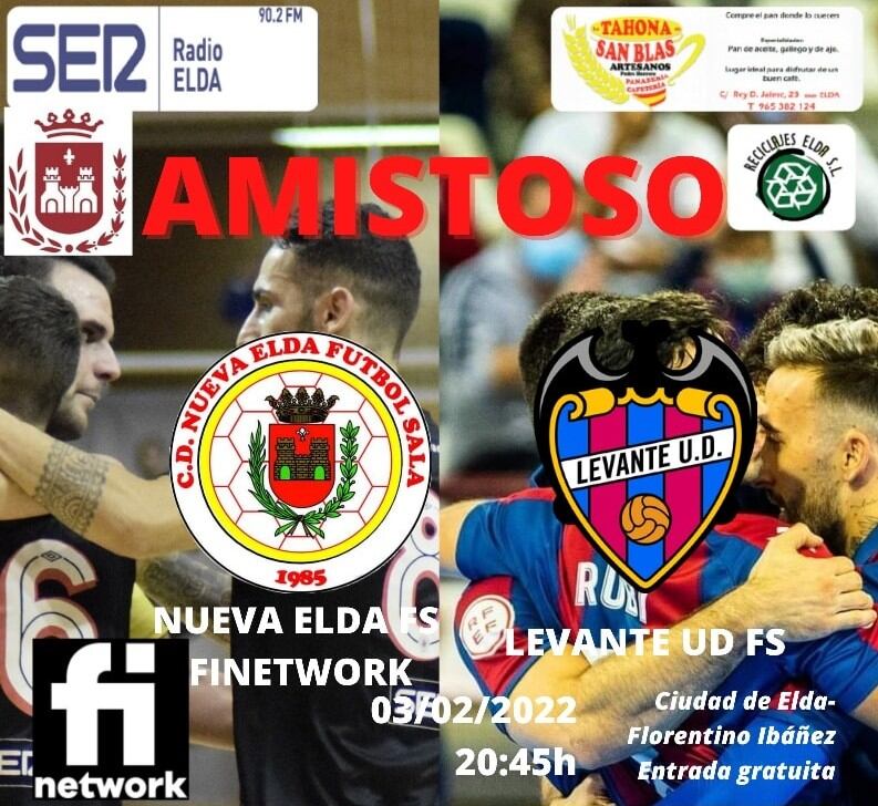 El Nueva Elda Finetwork afronta un amistoso de altura ante el Levante UDFS
