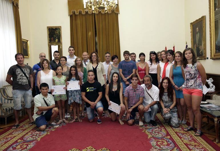 Entrega de las becas