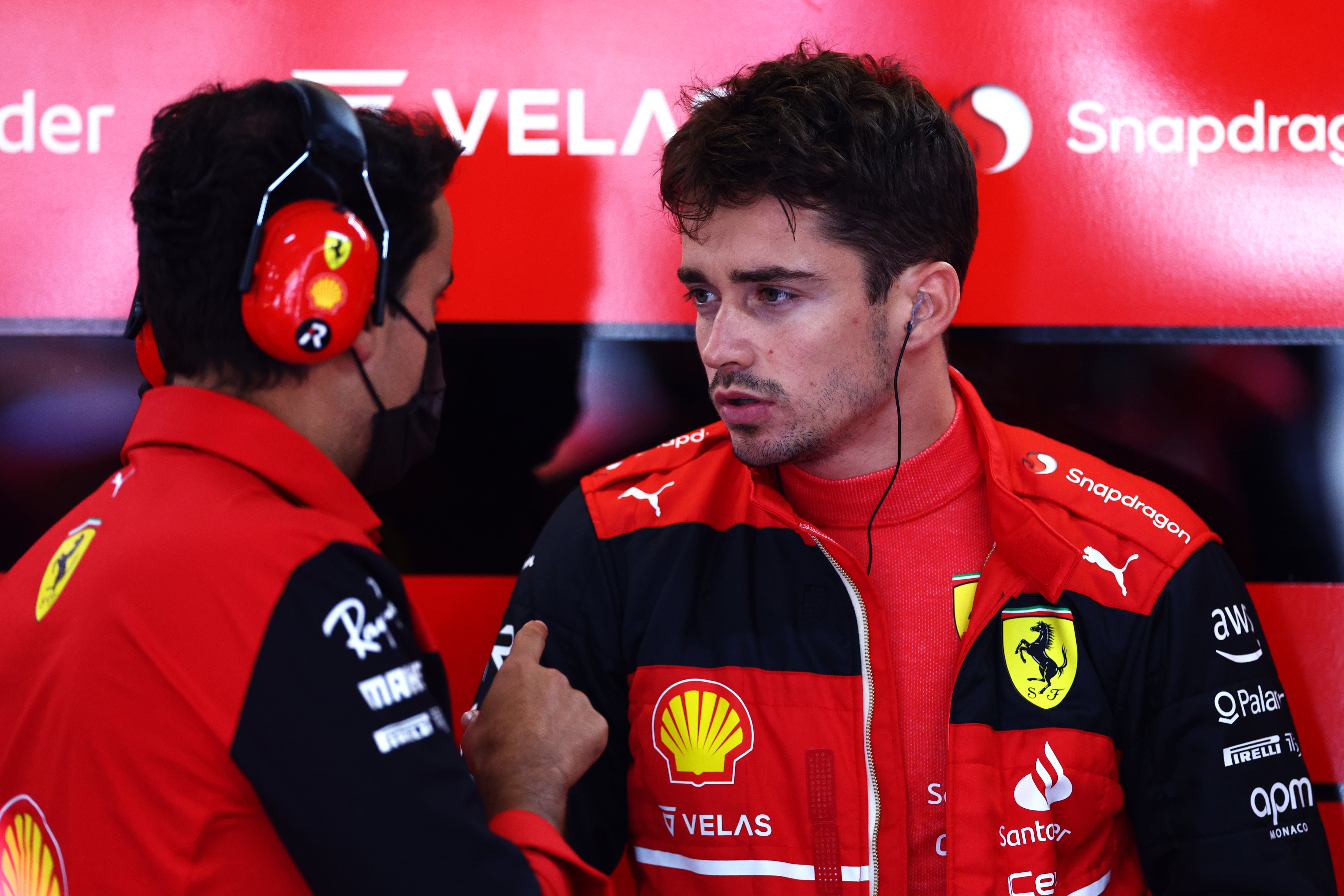 Charles Leclerc, tras lograr la pole