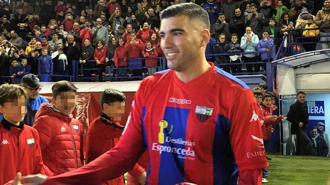 José Antonio Reyes con el Extremadura, su último equipo