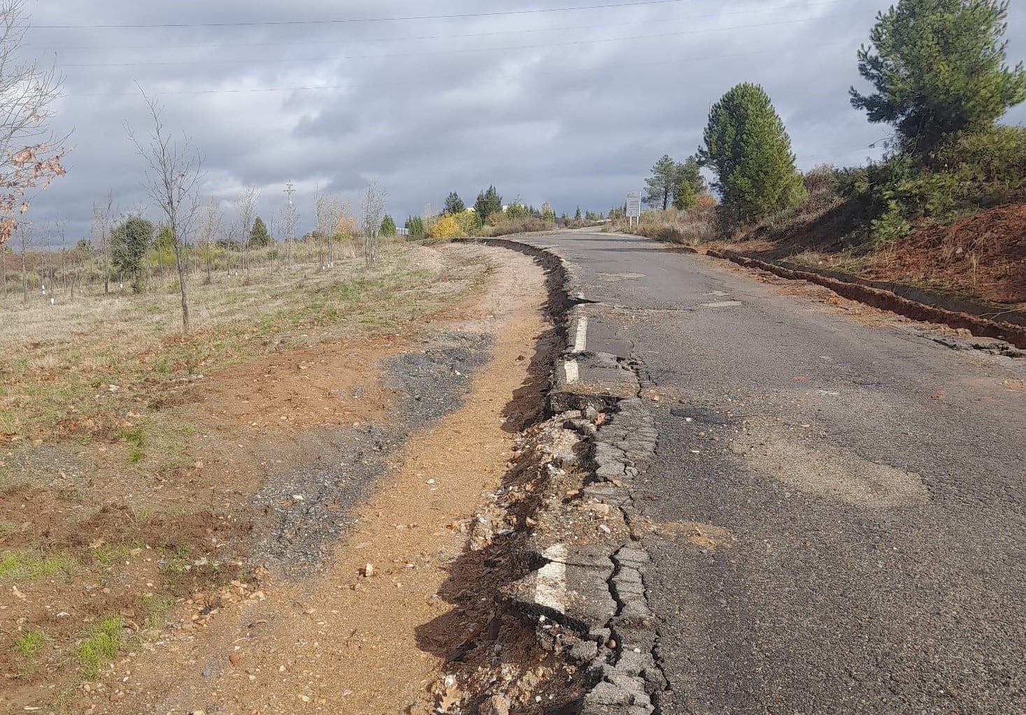 Zona donde se produce la supuesta afección