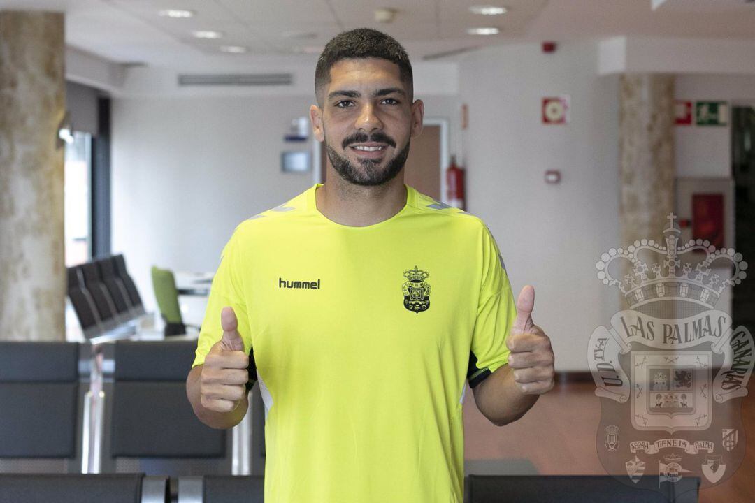 Alex Sua´rez, jugador de la UD