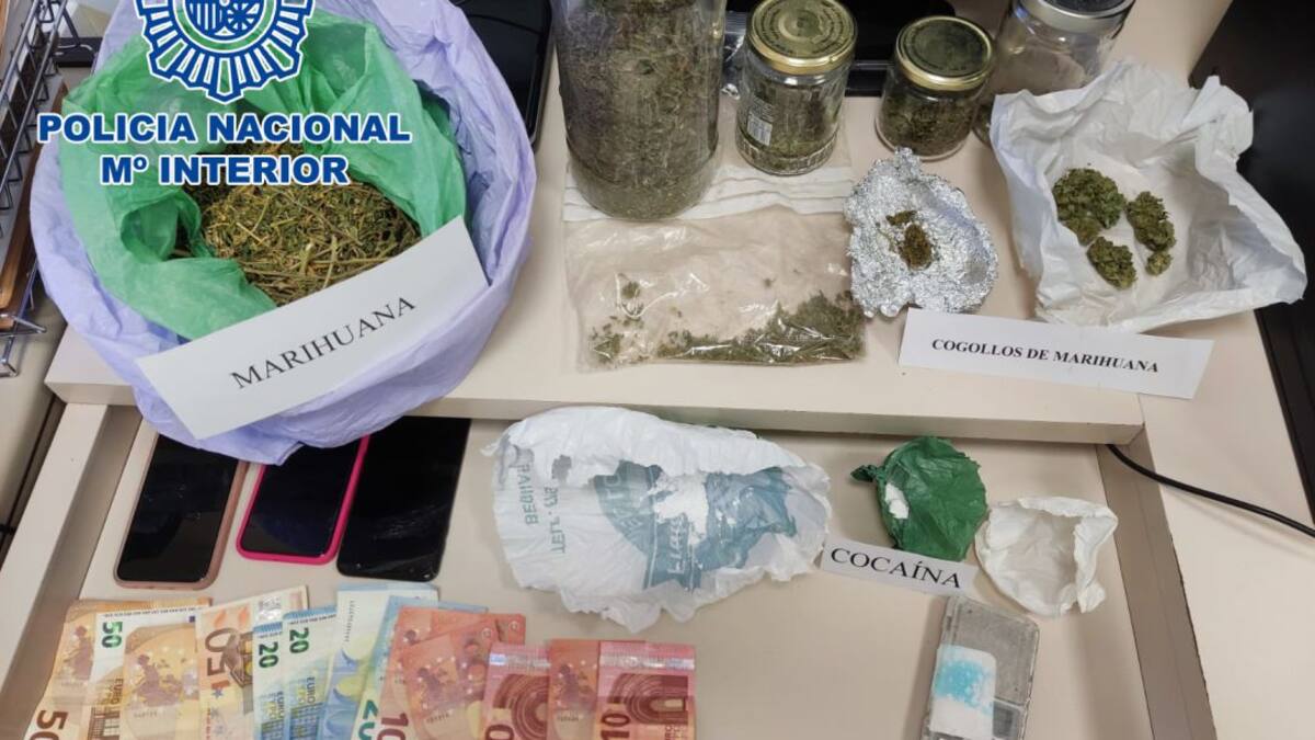 Desmantelados en Jaén capital tres puntos negros de venta de droga