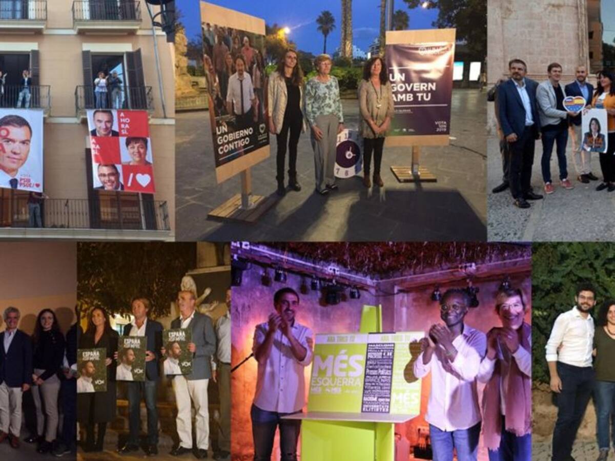 Los partidos de Balears arrancan la campaña electoral del 10-N