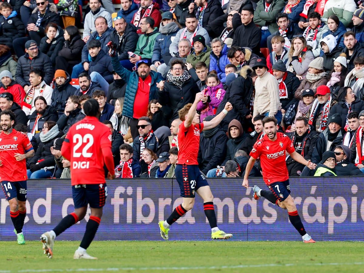 "Contentos con el juego de Osasuna, pero con cautela. Va a ser una liga muy igualada hasta el final"