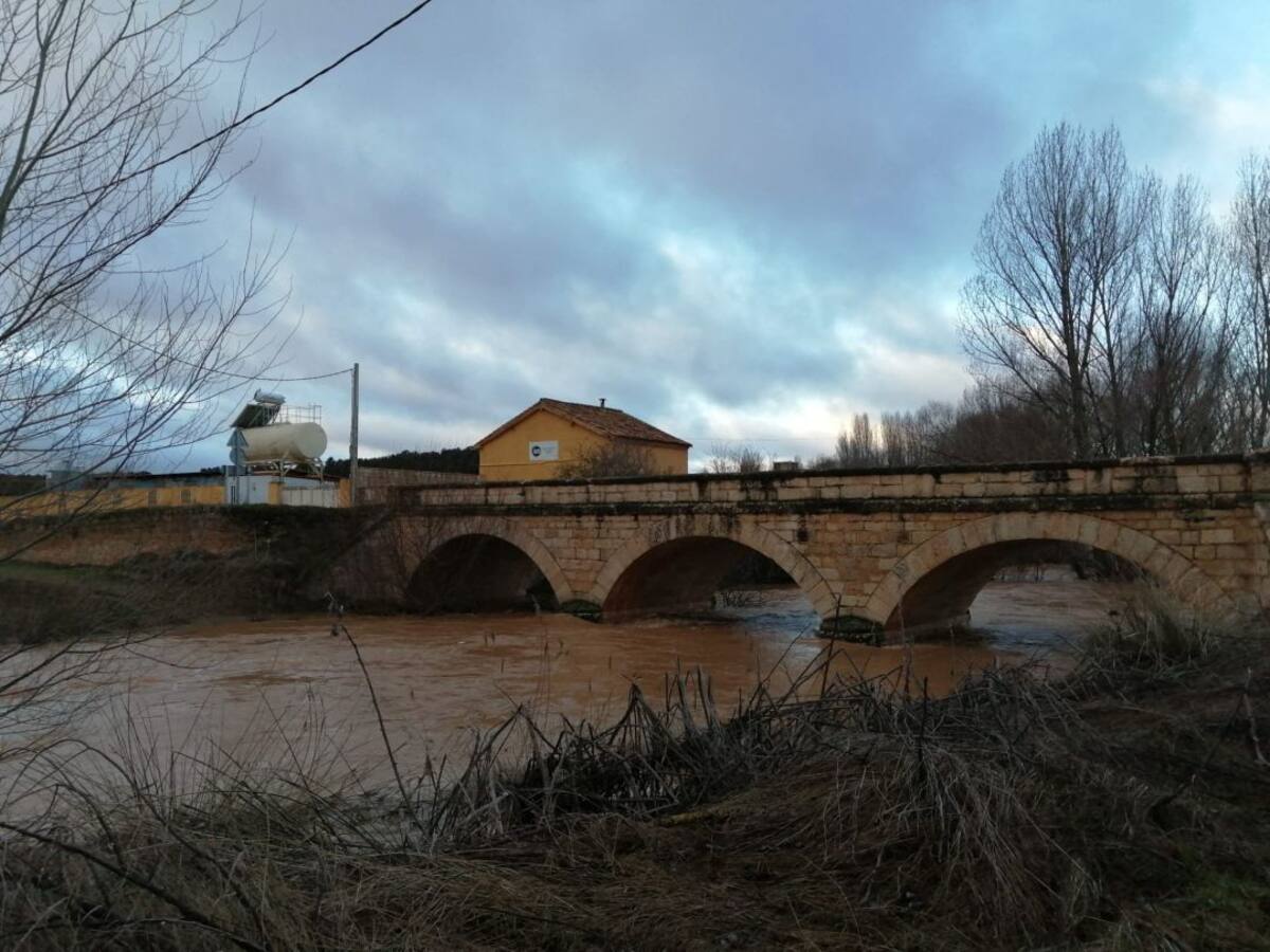 Las estampas que deja en la Ribera del Duero el deshielo y las lluvias