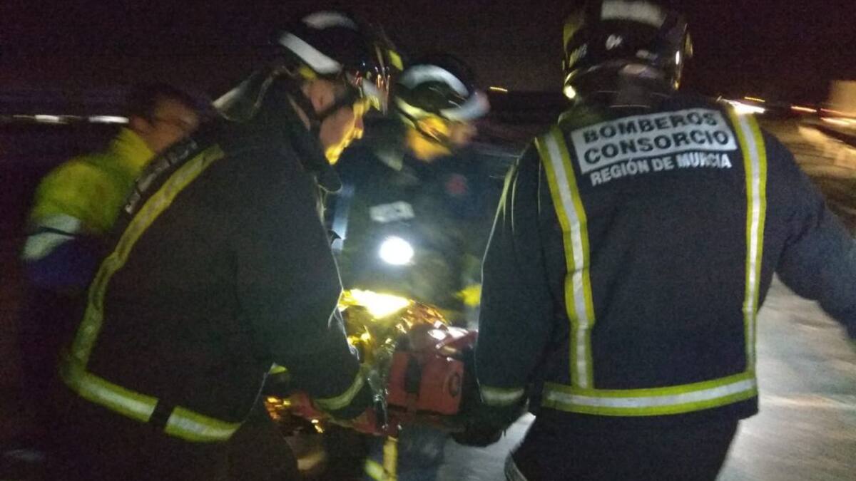 4 heridos en un accidente en la A-7 en Lorca