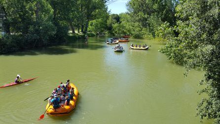 Vista de el descenso del río desde Puentecillas