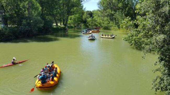 Vista de el descenso del río desde Puentecillas