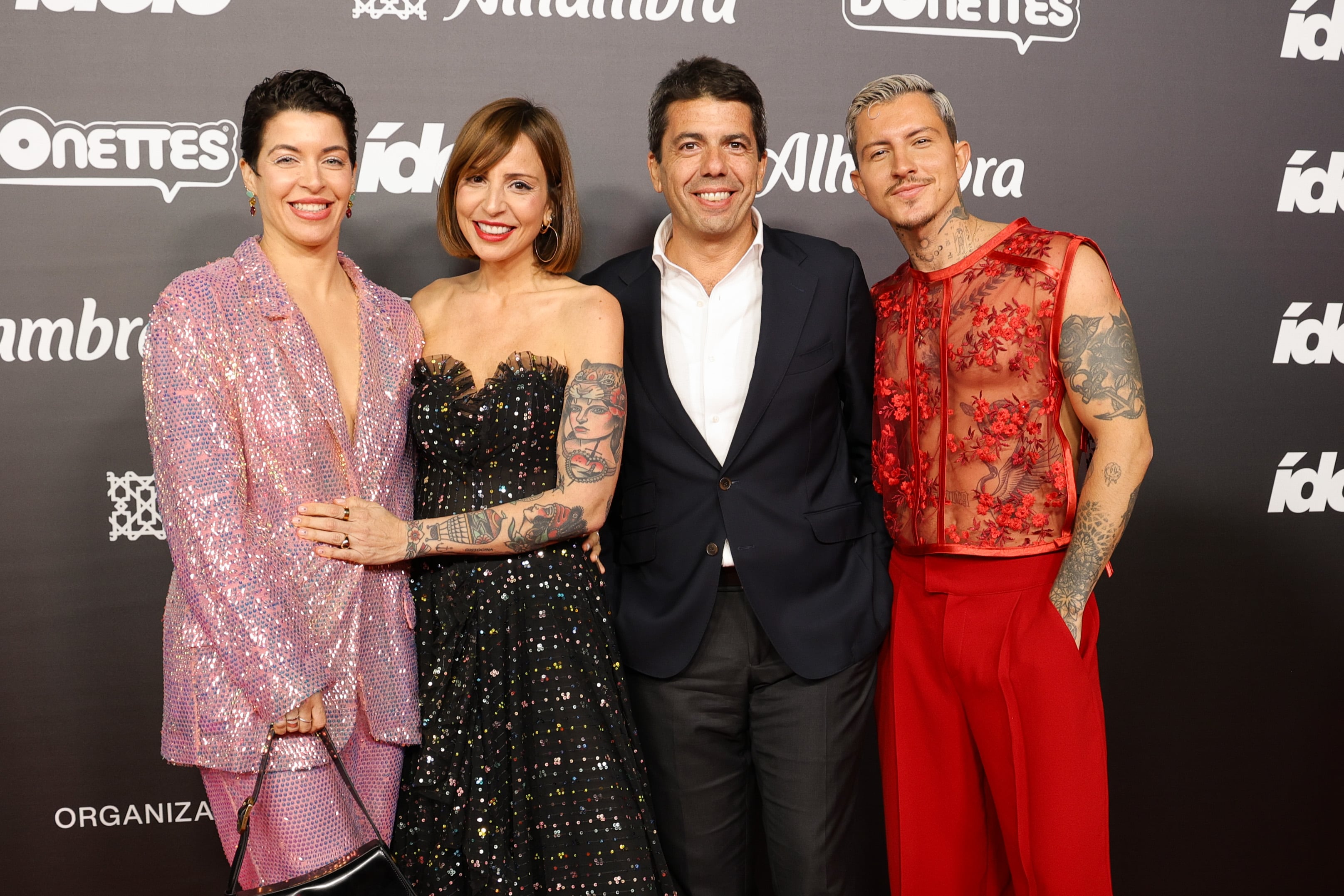 Carlos Mazón en los Premios Ídolo