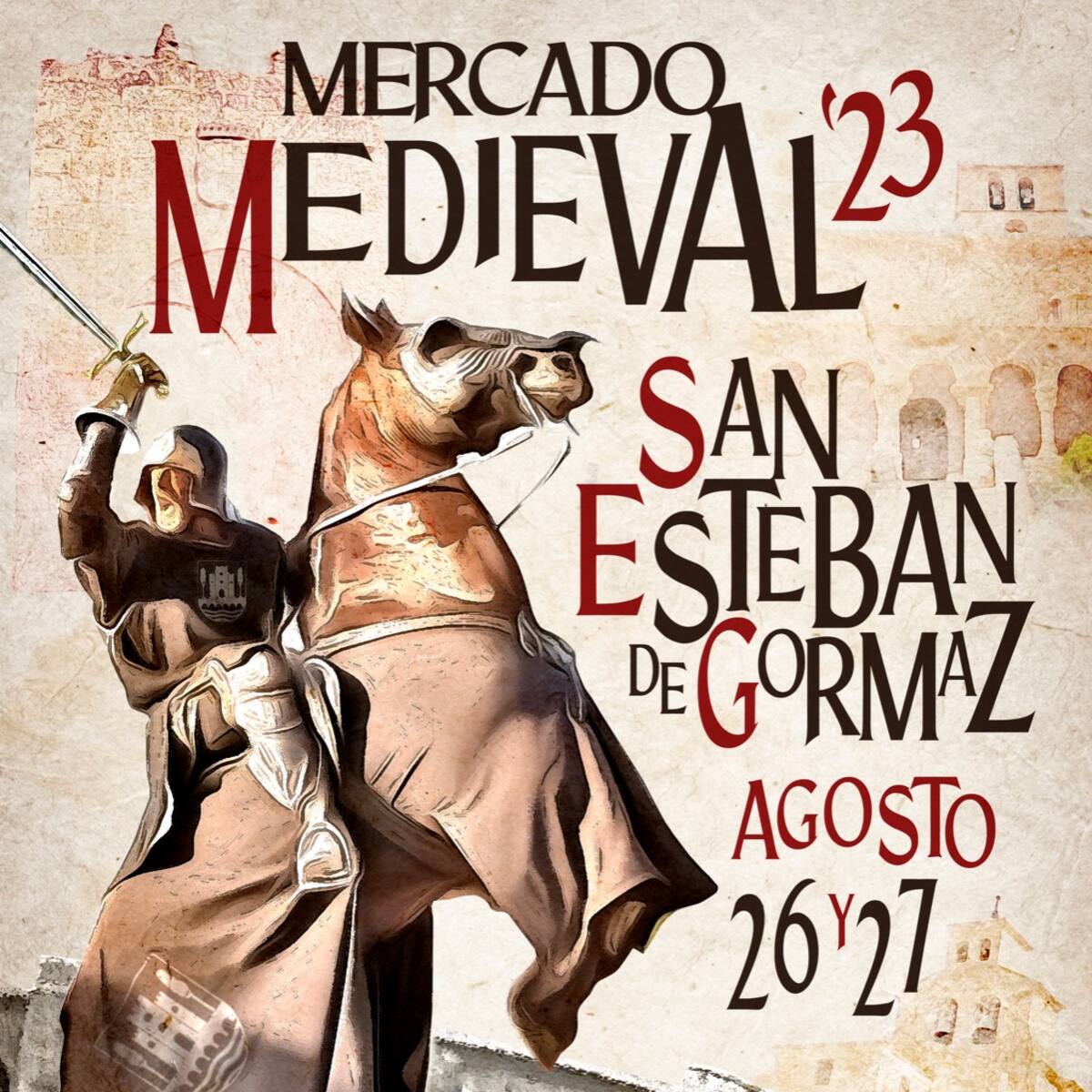 Dragones y rituales mágicos, en el Mercado Medieval de San Esteban de Gormaz