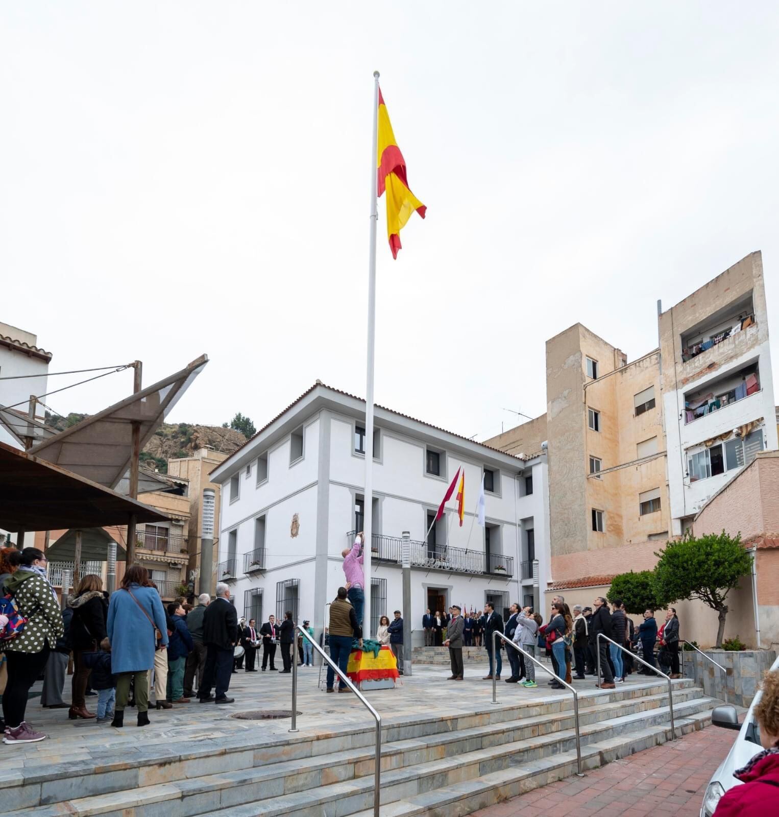 El Ayuntamiento de Blanca ha inaugurado hoy la Casa Consistorial tras su rehabilitación integral.
