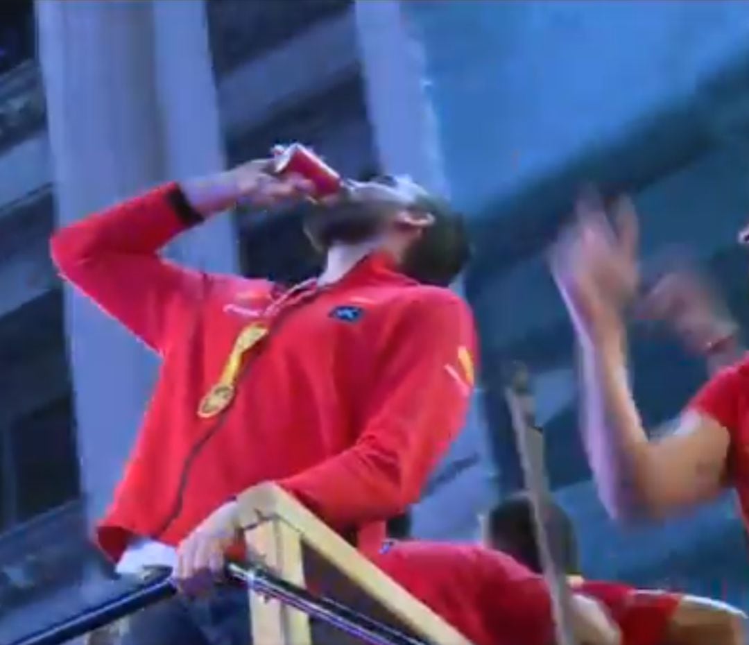 Marc Gasol en la celebración