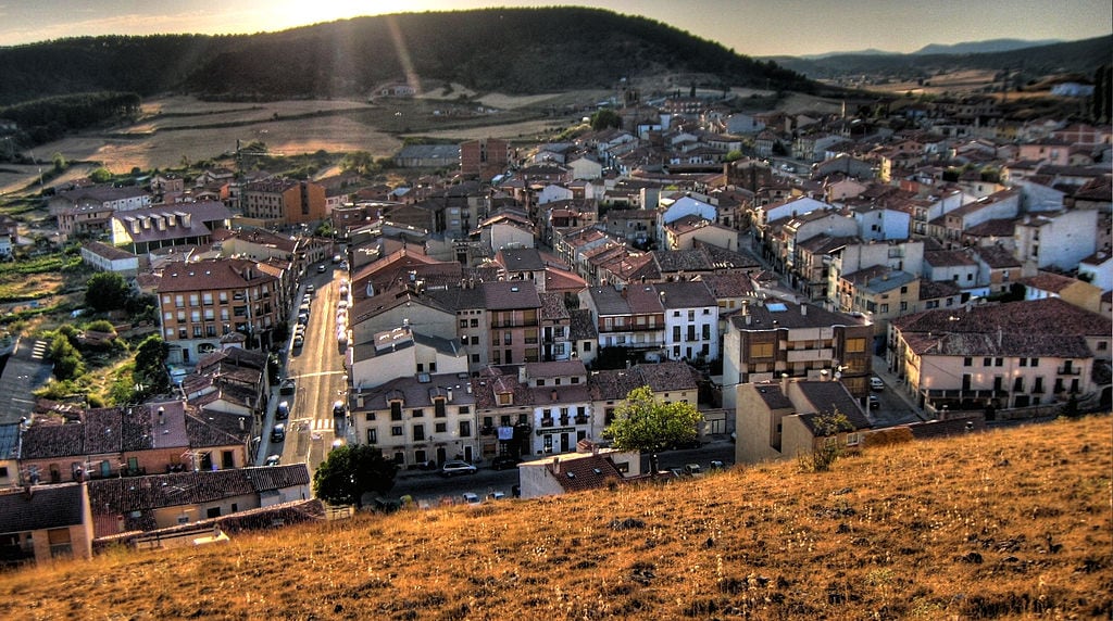 Vista de Huerta de Rey desde Zarrazuela