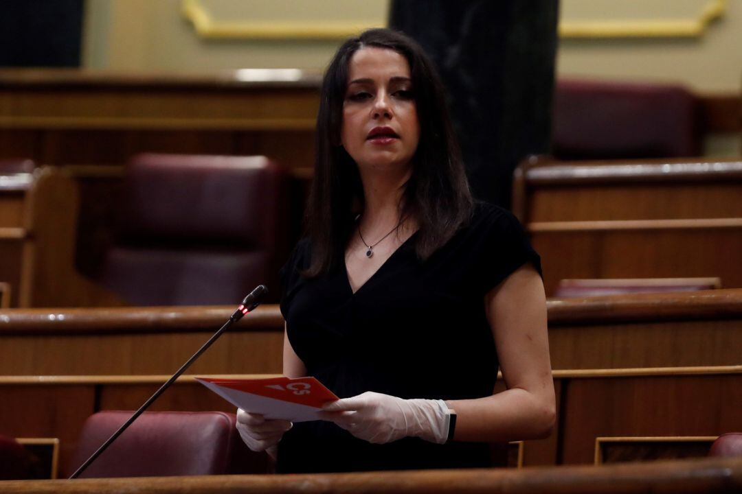 La portavoz de Ciudadanos, Inés Arrimadas.
