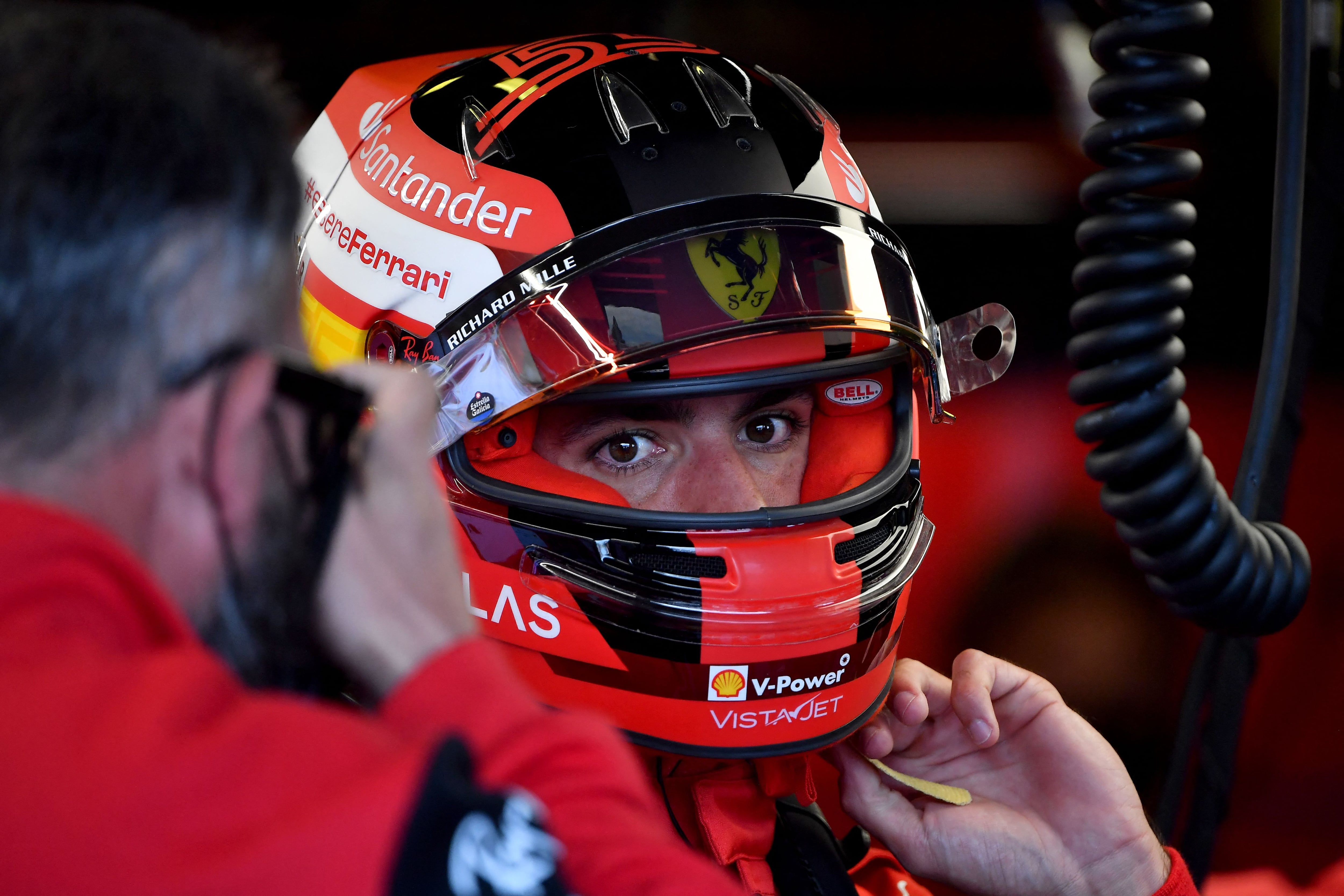 Carlos Sainz durante el GP de Australia