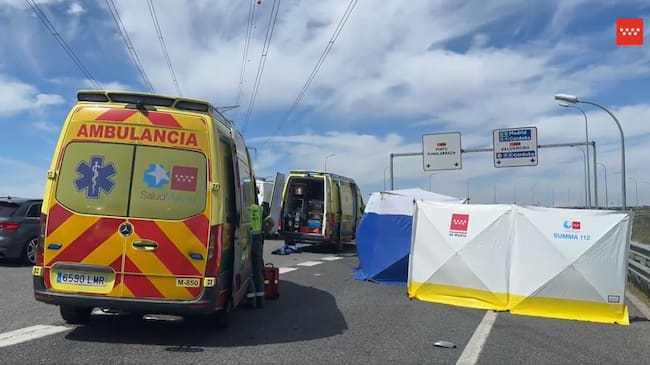El ciclista fue atropellado mortalmente justo en una de las salidas de la carretera M-506