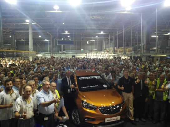 Presentación del nuevo modelo Open Mokka X en Figueruelas