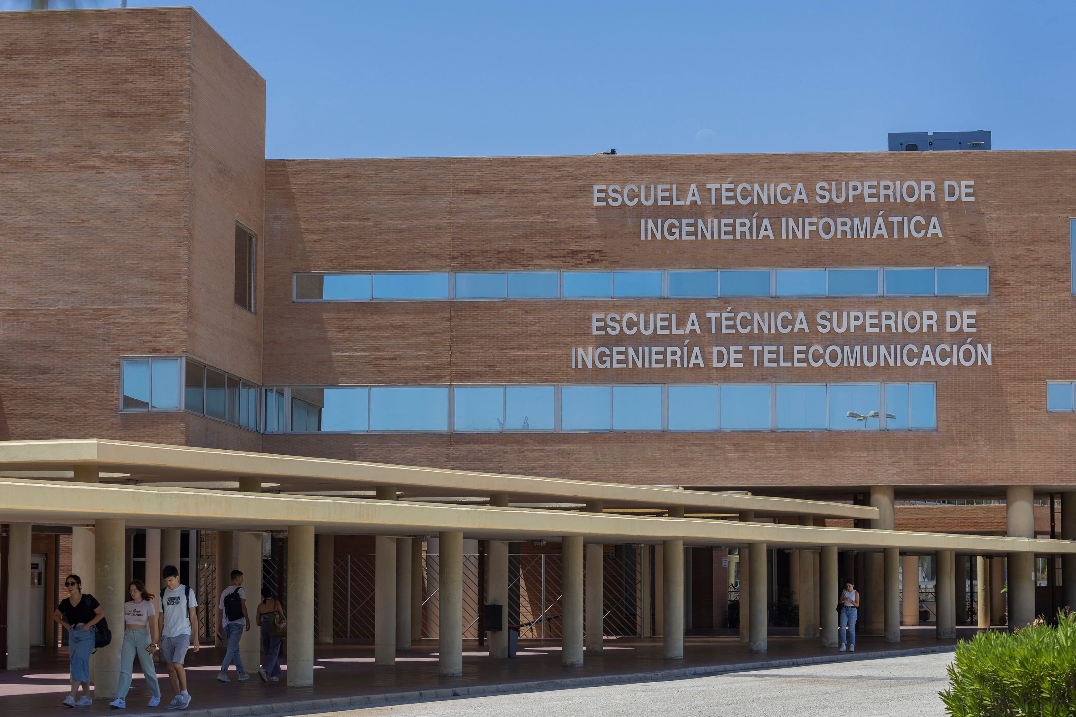 Vista de la Escuela Técnica Superior de Ingeniería Informática de la Universidad de Málaga