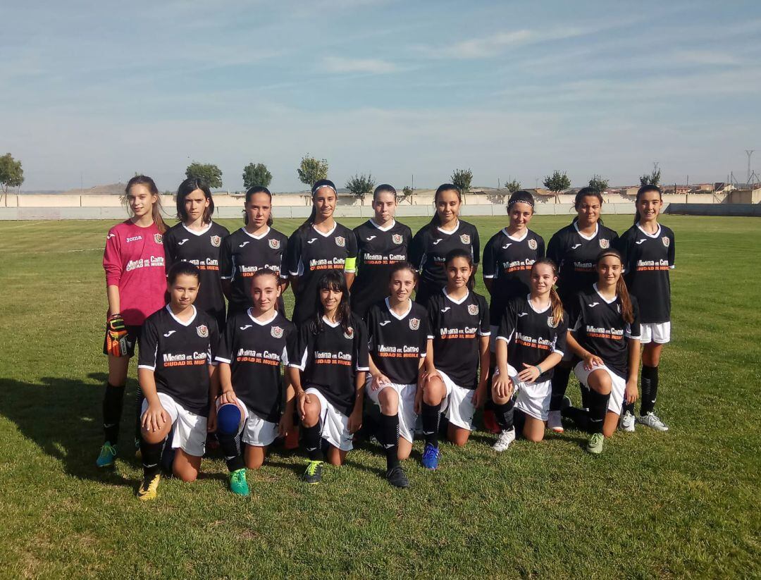 Plantilla actual del CD Fútbol Femenino Medina Ciudad del Mueble