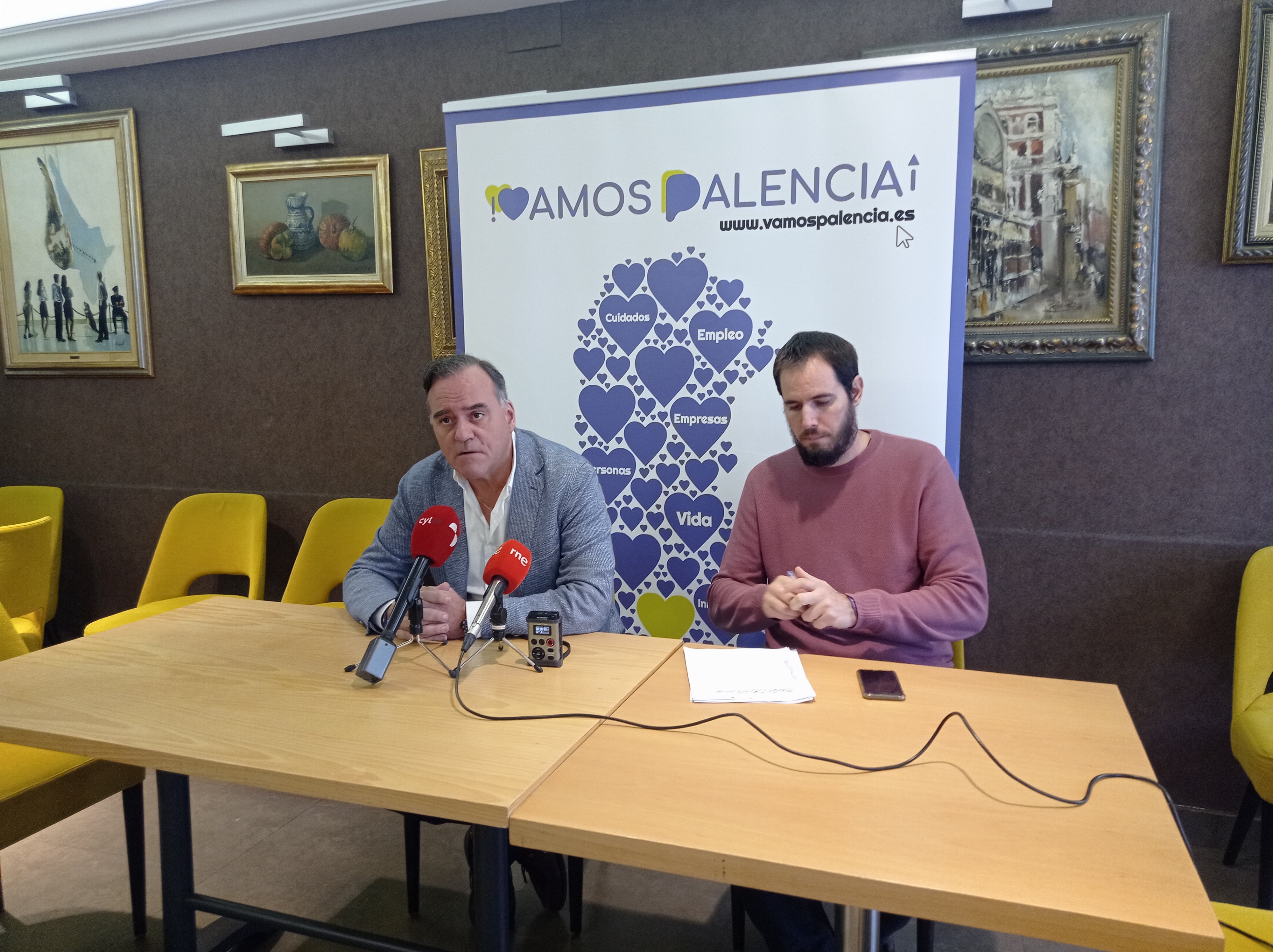 Rueda de prensa de ¡Vamos Palencia!