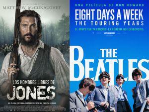 &quot;Los hombres libres de Jones&quot; y &quot;Eight days a Week&quot;, estrenos de esta semana