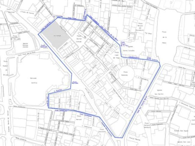 Propuesta incial del gobierno local de una única zona de afluencia turística