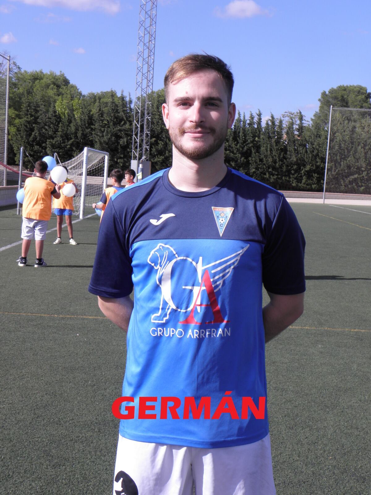 Germán jugó su ultimo partido en casa