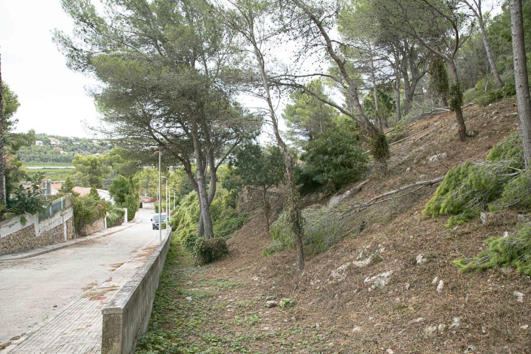 Zona del Molló de la Creu en Gandia
