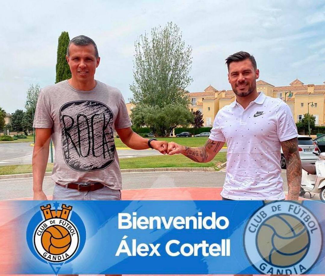 Roberto Amarilla junto a Álex Cortell