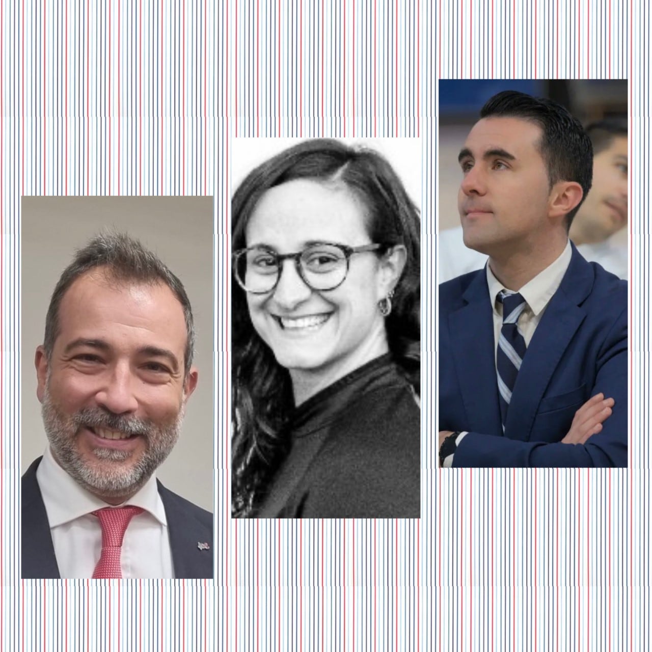 Fernando Marchán, Gemma Mínguez y Juan Flores