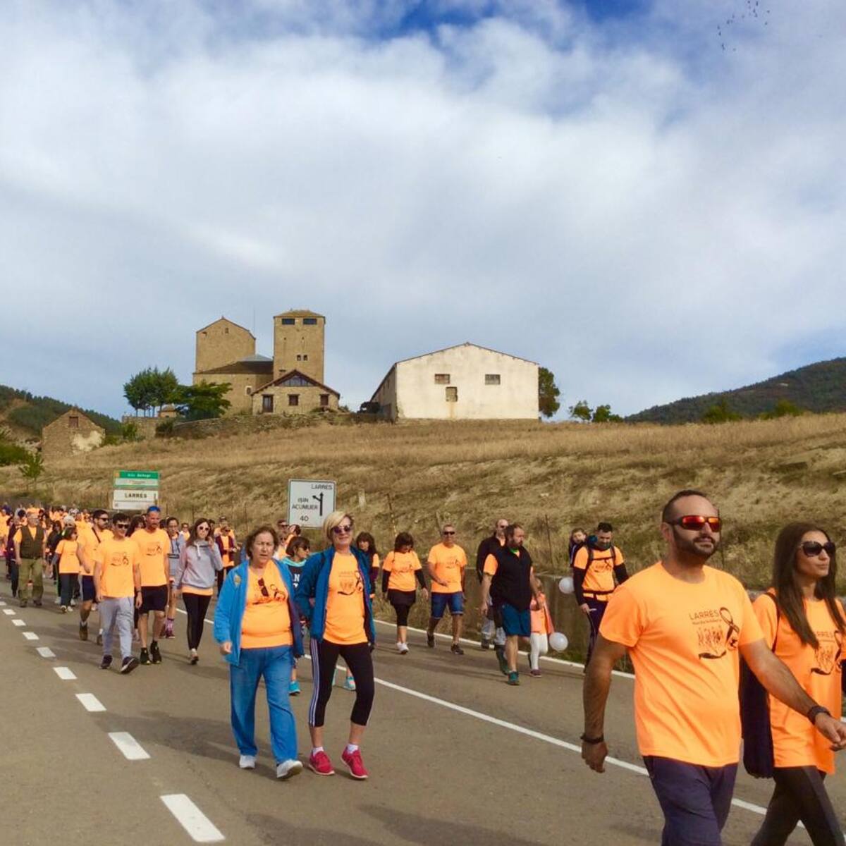 La marcha contra el cáncer de Larrès consigue 2.300 de euros